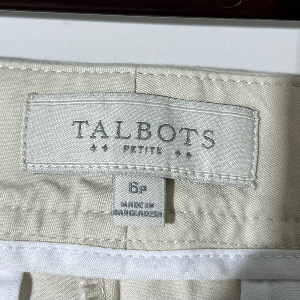 Talbots 6 petite mid rise capri pants